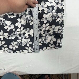 Kate Spade New York Sleeveless Floral Knee Length Dress Black White Unknown Size